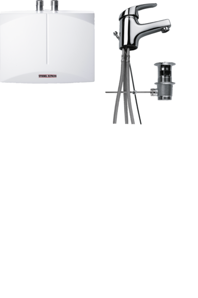 STIEBEL ELTRON Mini-Durchlauferhitzer DNM 3 mit MAE, 3,5 kW/230 V, weiß